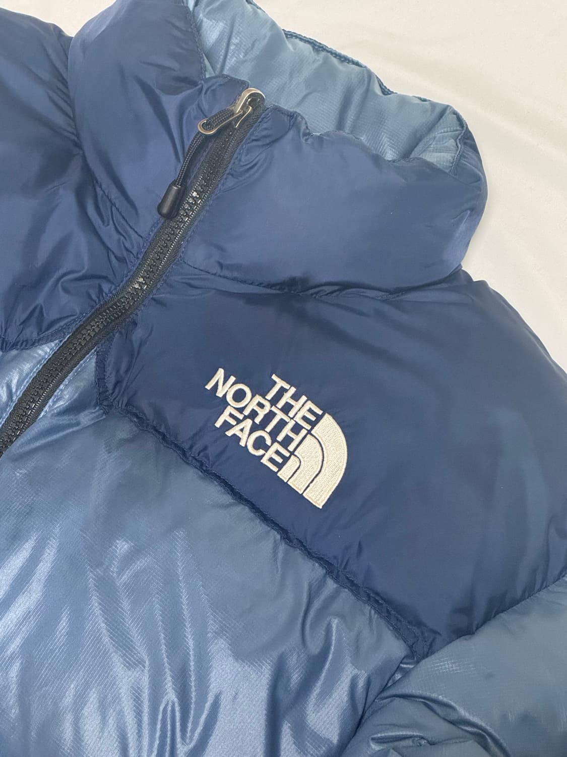90s 노스페이스 빈티지 눕시 센터로고 패딩 상품이미지2