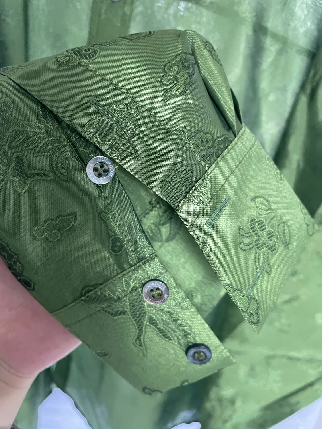 MOOROOTS 무릇 십장생 셔츠 녹색 상품이미지6