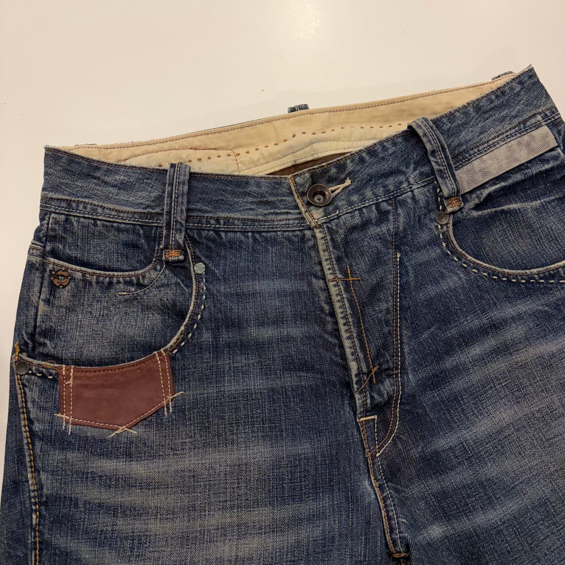 [30x32] 리바이스 쵸퍼 데님 워싱 청바지 패치 데님 C683 상품이미지6