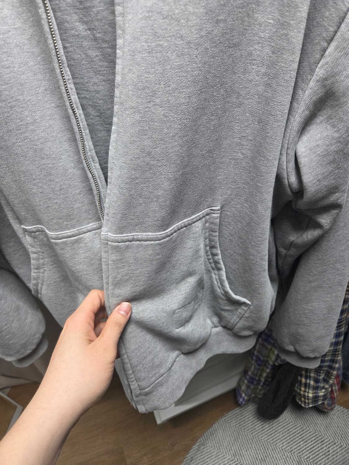 타임리스스포츠웨어 후드집업 2사이즈 상품이미지3