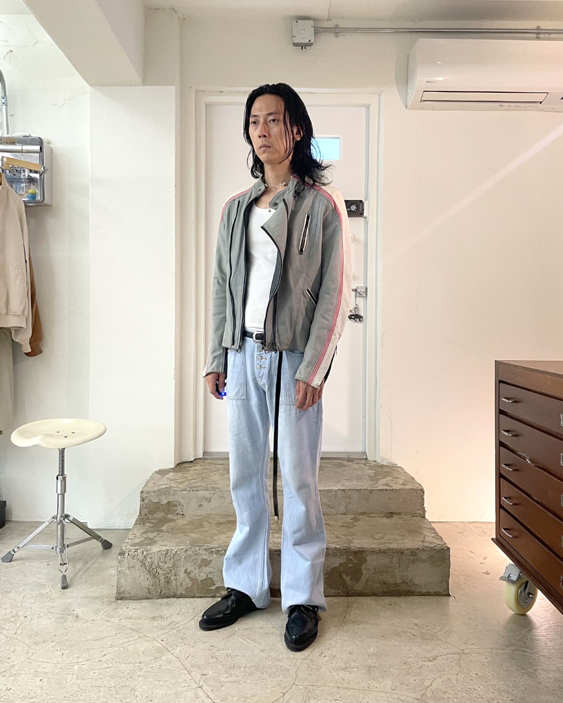 다이네즈 YUN MING 모터사이클 레더 자켓 48 상품이미지10