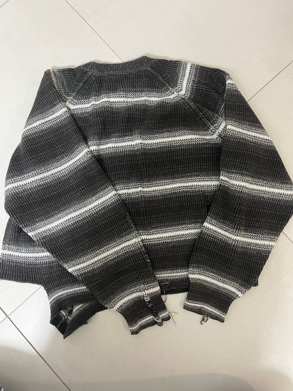 Luudan 루단 데미지드 니트 상품이미지2