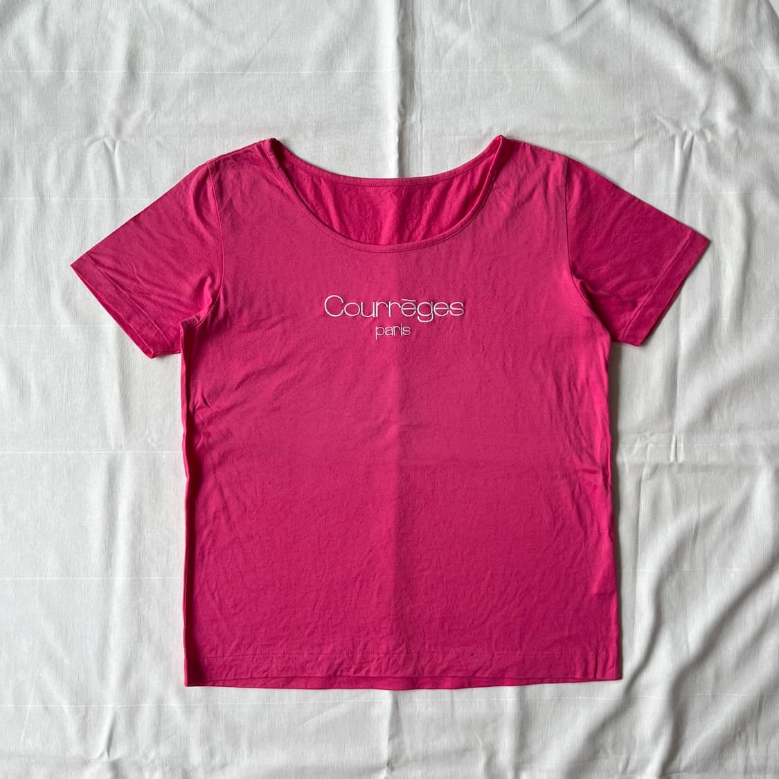 COURREGES pink t-shirt 상품이미지4