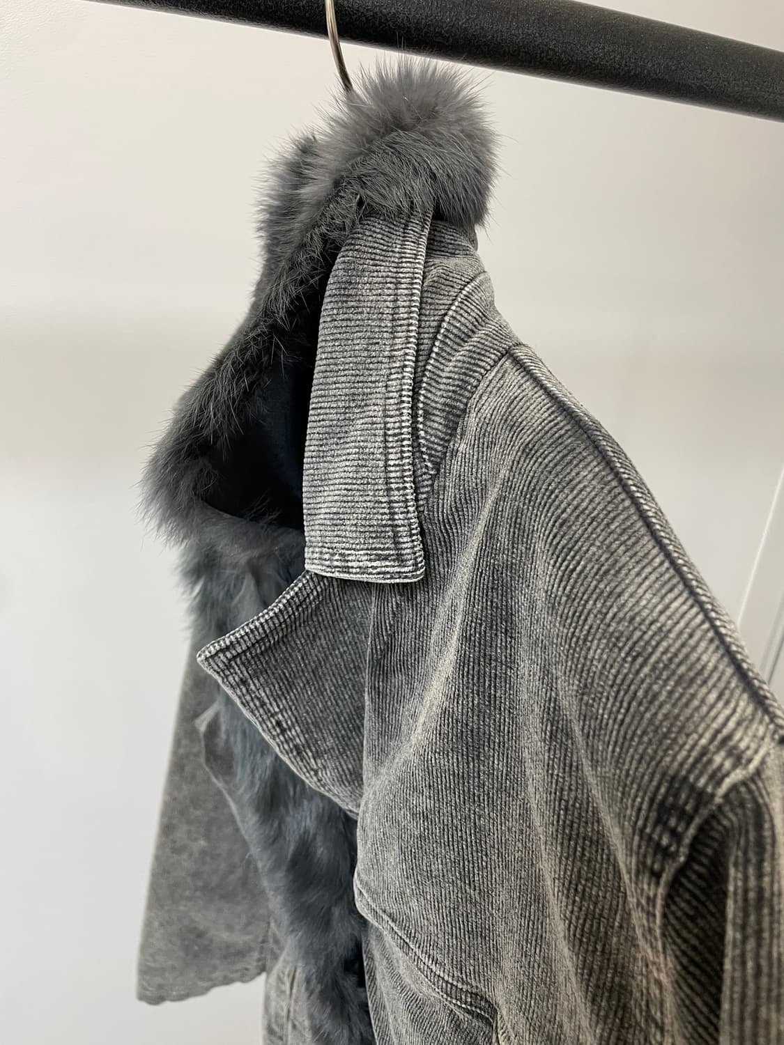 (L) Freije 그런지 디테쳐블 퍼 시어링 자켓 상품이미지5