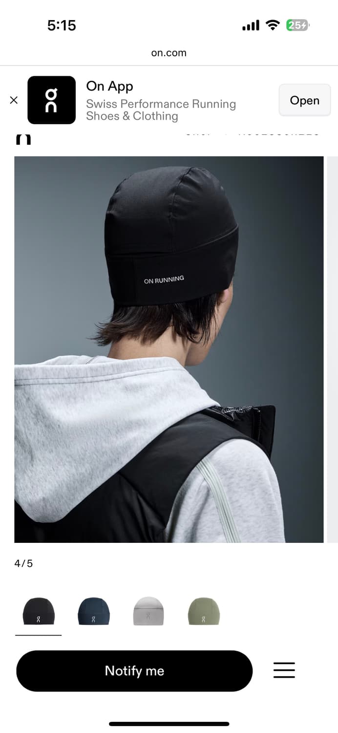 온러닝 코어 비니  | ON Running Core Beanie  상품이미지4