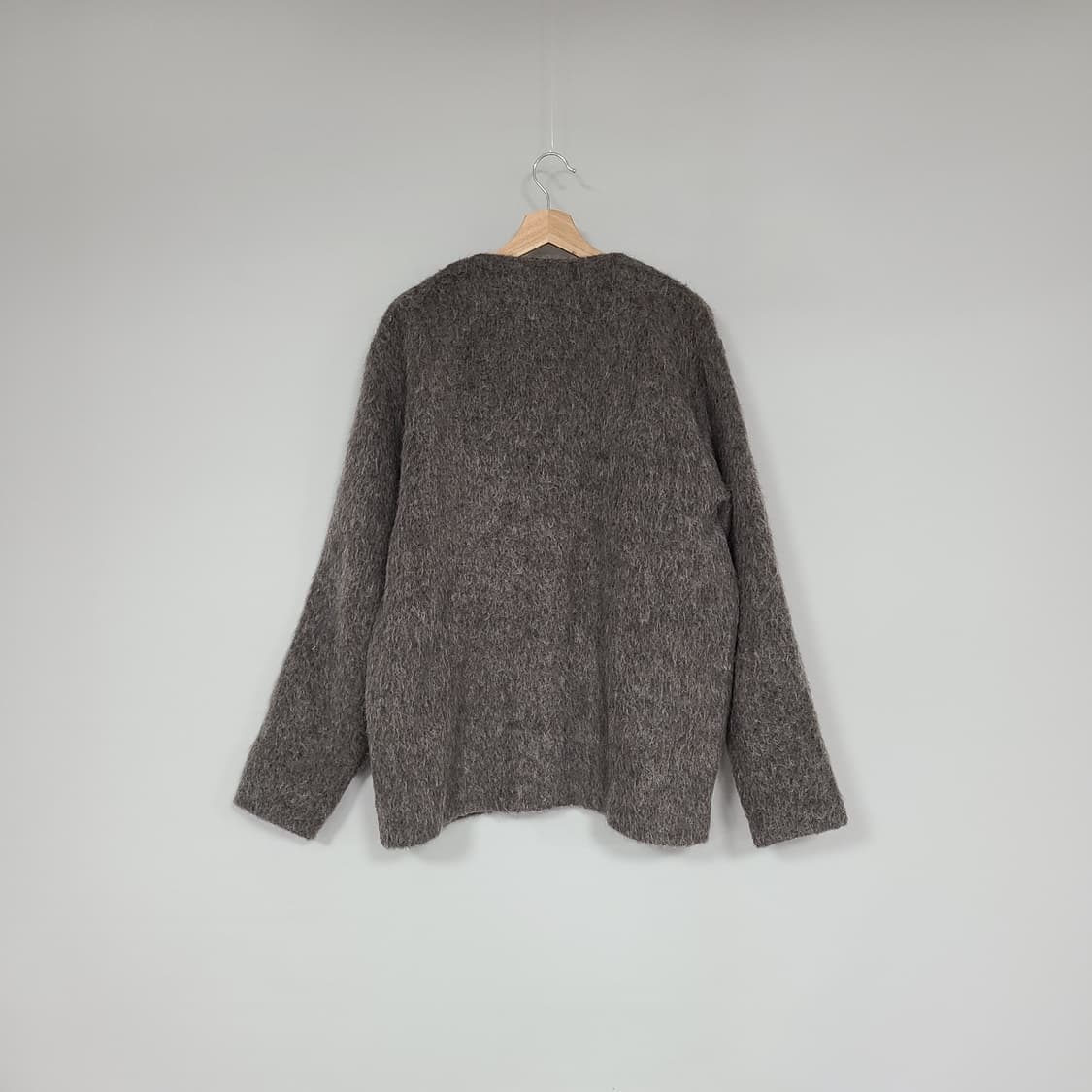 아워레가시 가디건 몰 모헤어 그레이 48 상품이미지5