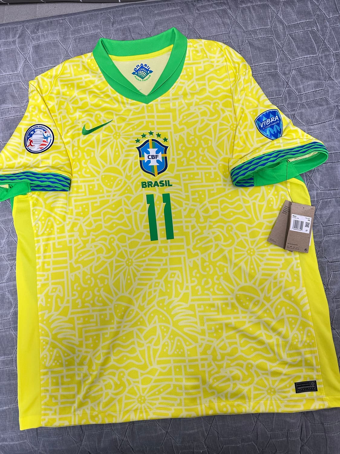 24-26 브라질 홈 하피냐 11번 2XL(115) 상품이미지1