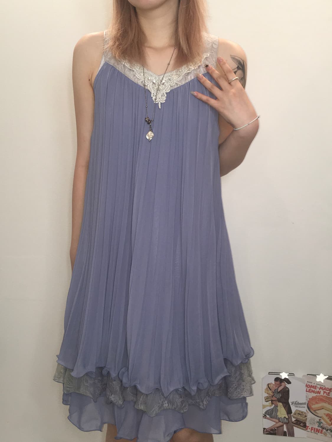 Axes femme 퍼플 페어리 레이스 원피스 상품이미지2