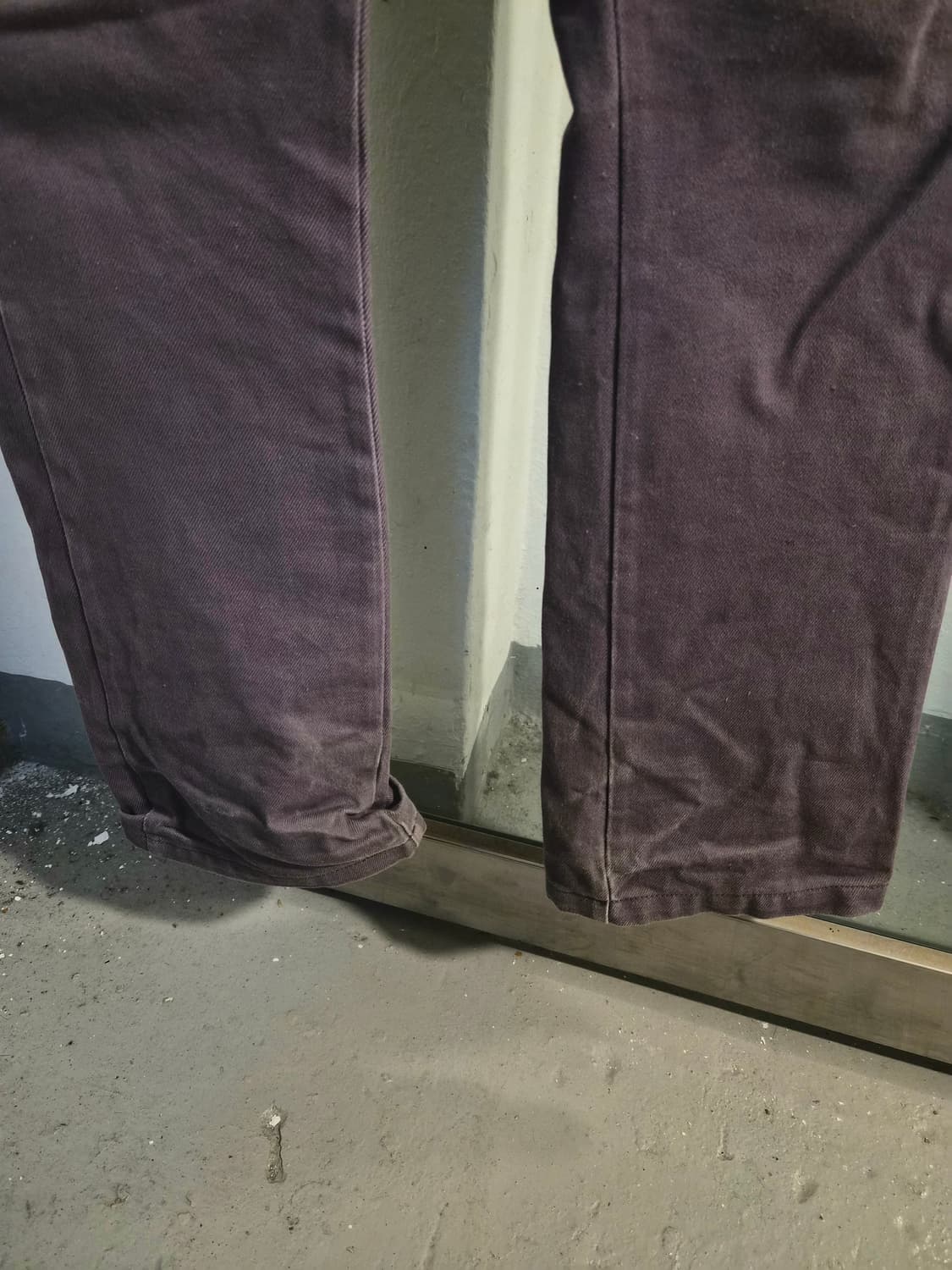 vintage  보라색 데님 팬츠 상품이미지3