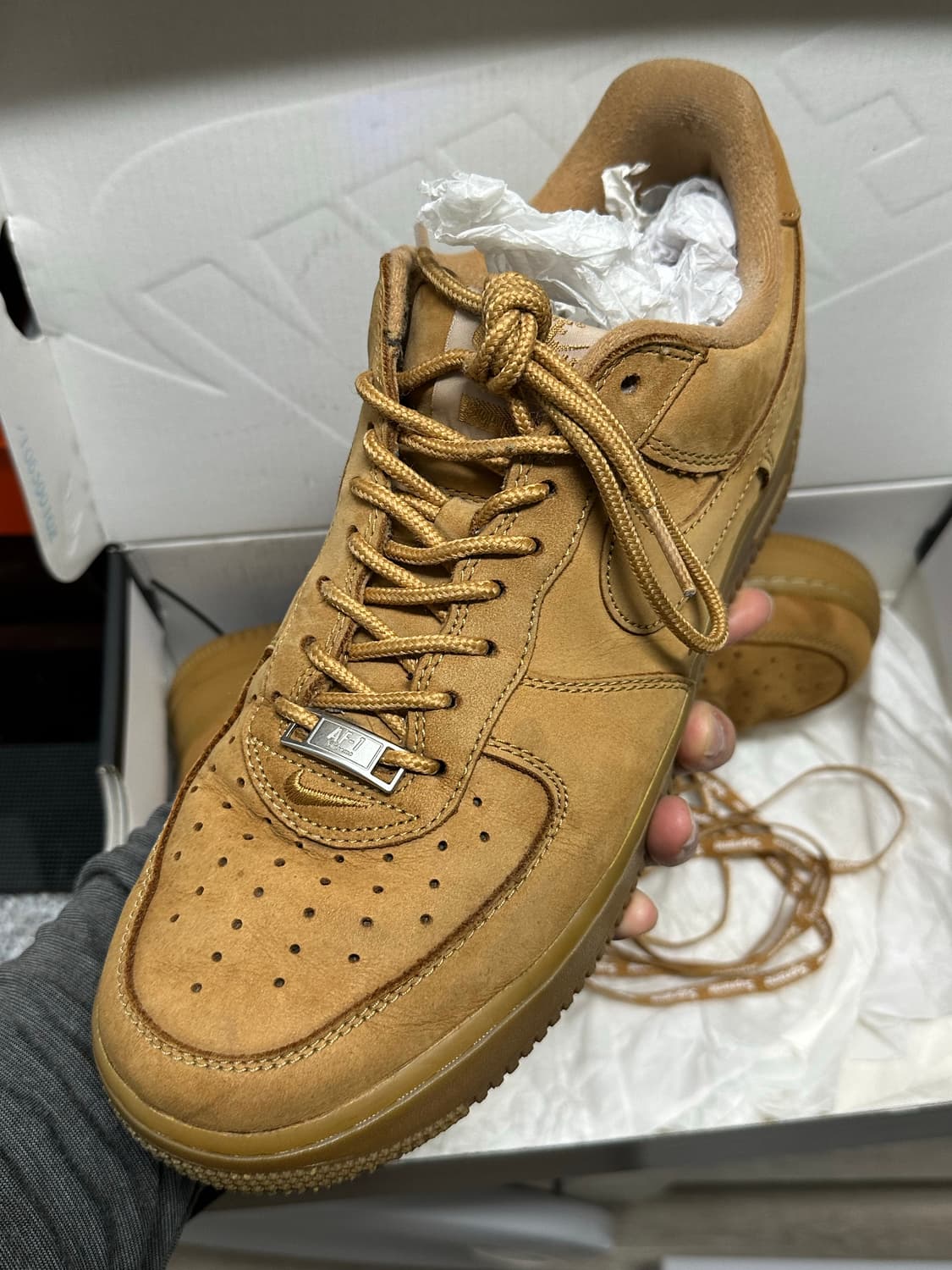 275 나이키 슈프림 에어포스원 된장 플렉스 상품이미지2