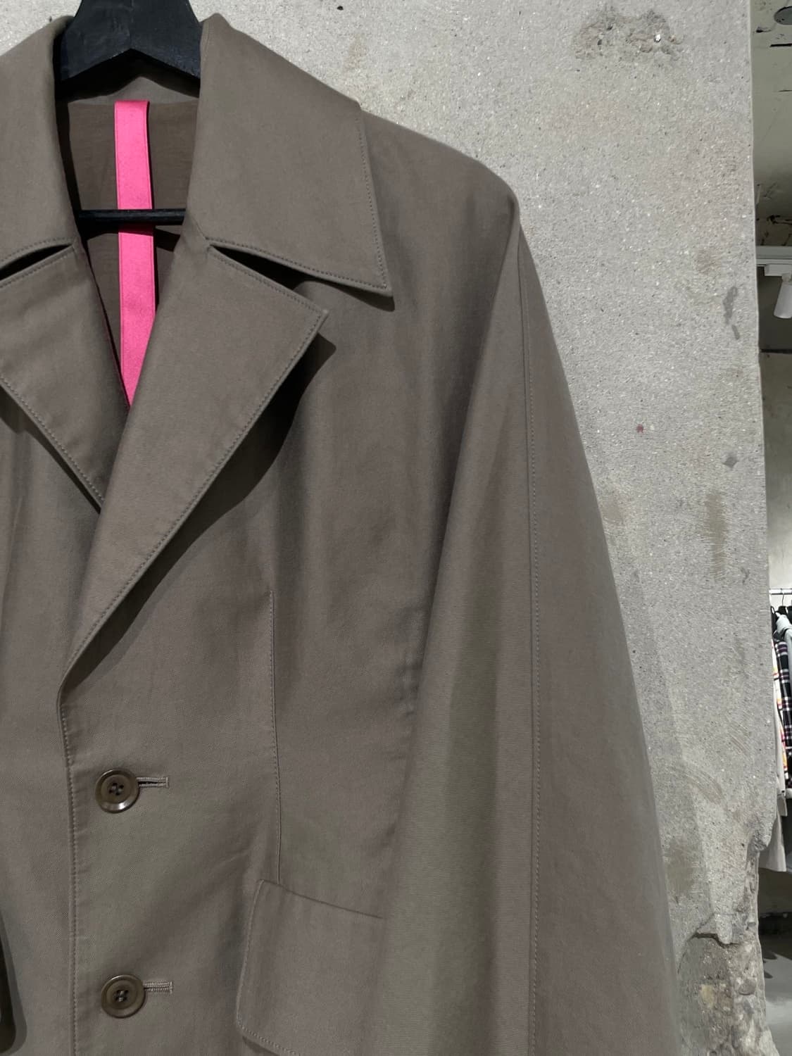 와이즈 카키 플랩 포켓 인시전 코튼 자켓 상품이미지3