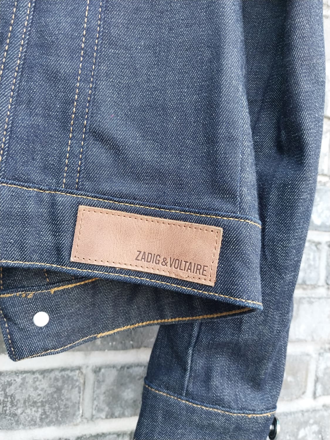 새제품 자딕앤볼테르 스틸와펜 청쟈켓 xs 상품이미지8