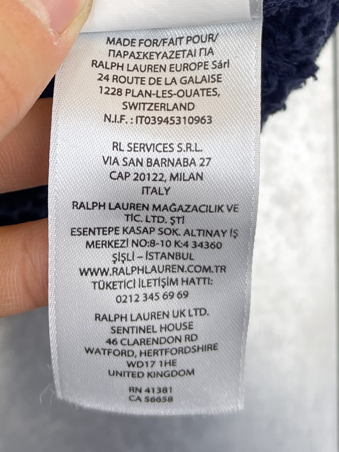 폴로랄프로렌 22fw QR 라벨 플리스 후디 상품이미지10