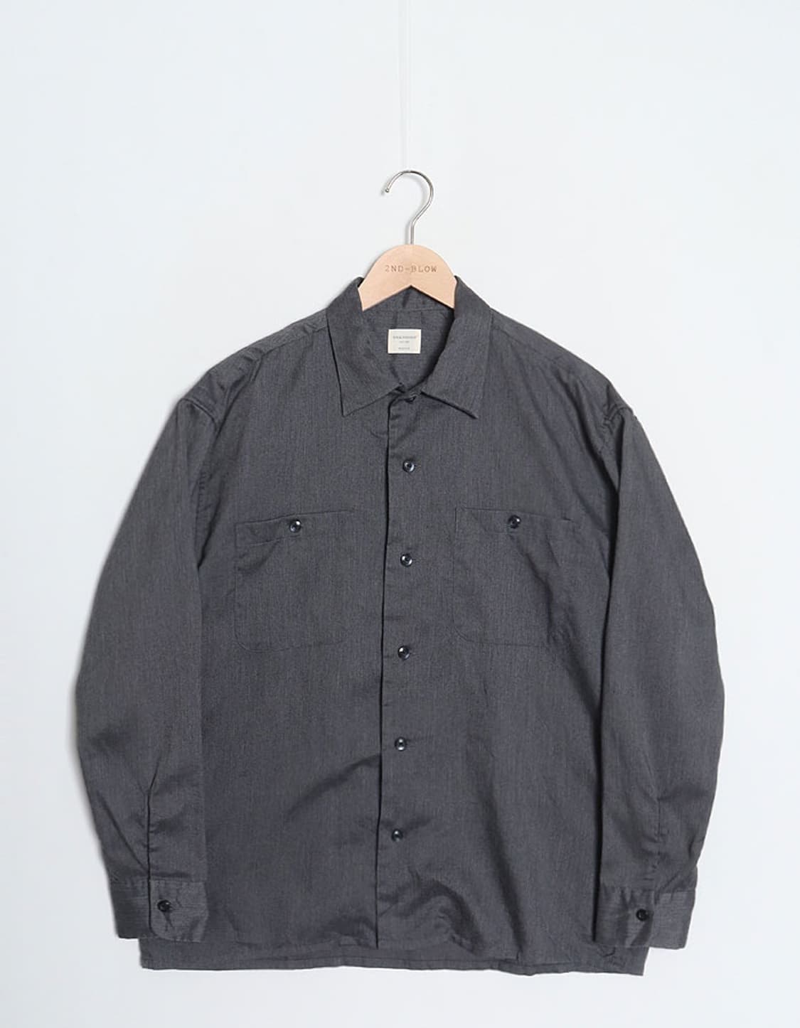 BACK NUMBER Twill Work Shirts 상품이미지1