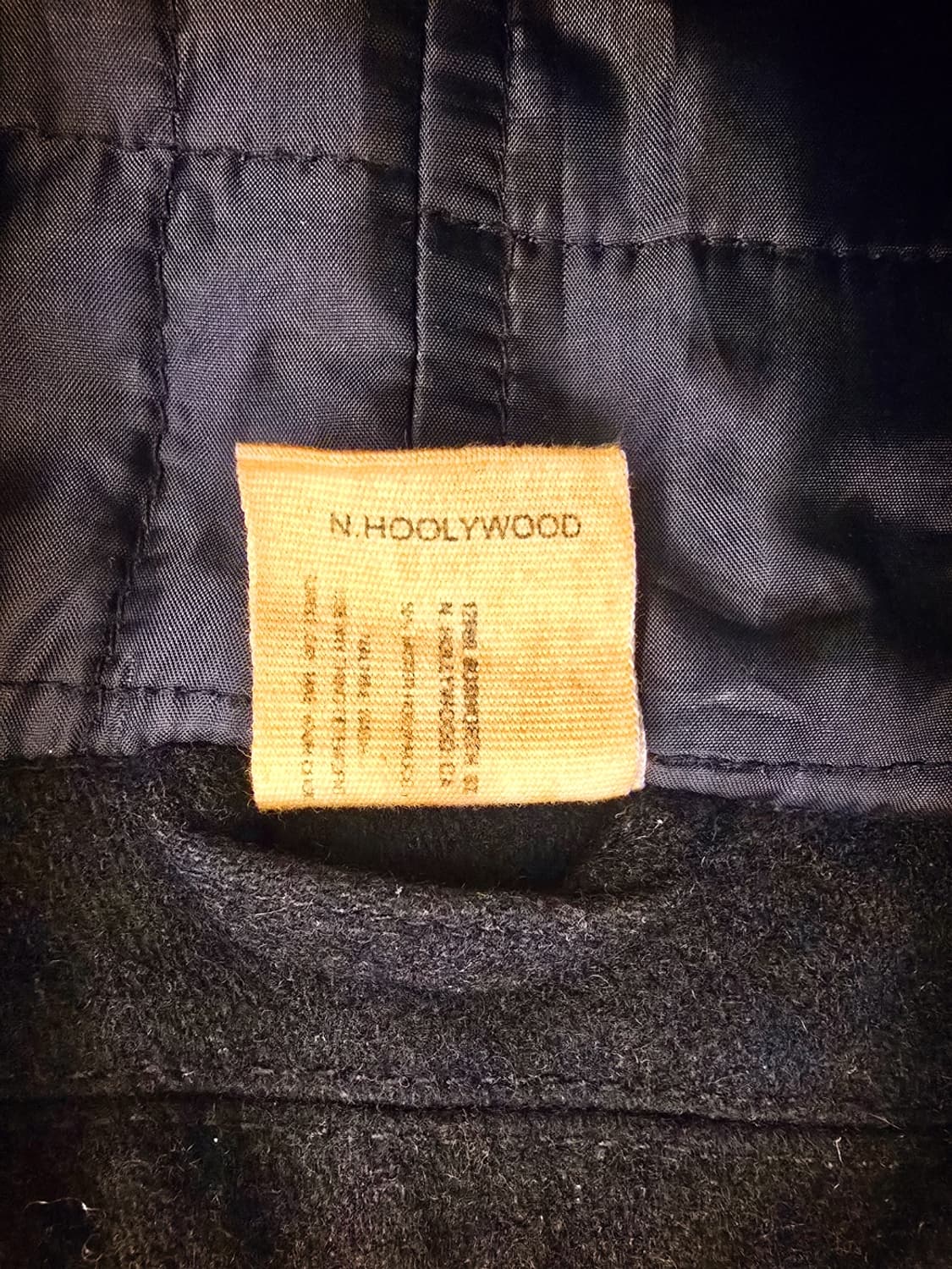 N.HOOLYWOOD (엔.헐리우드)일본90.s해군 울 매키노 피코트 상품이미지3