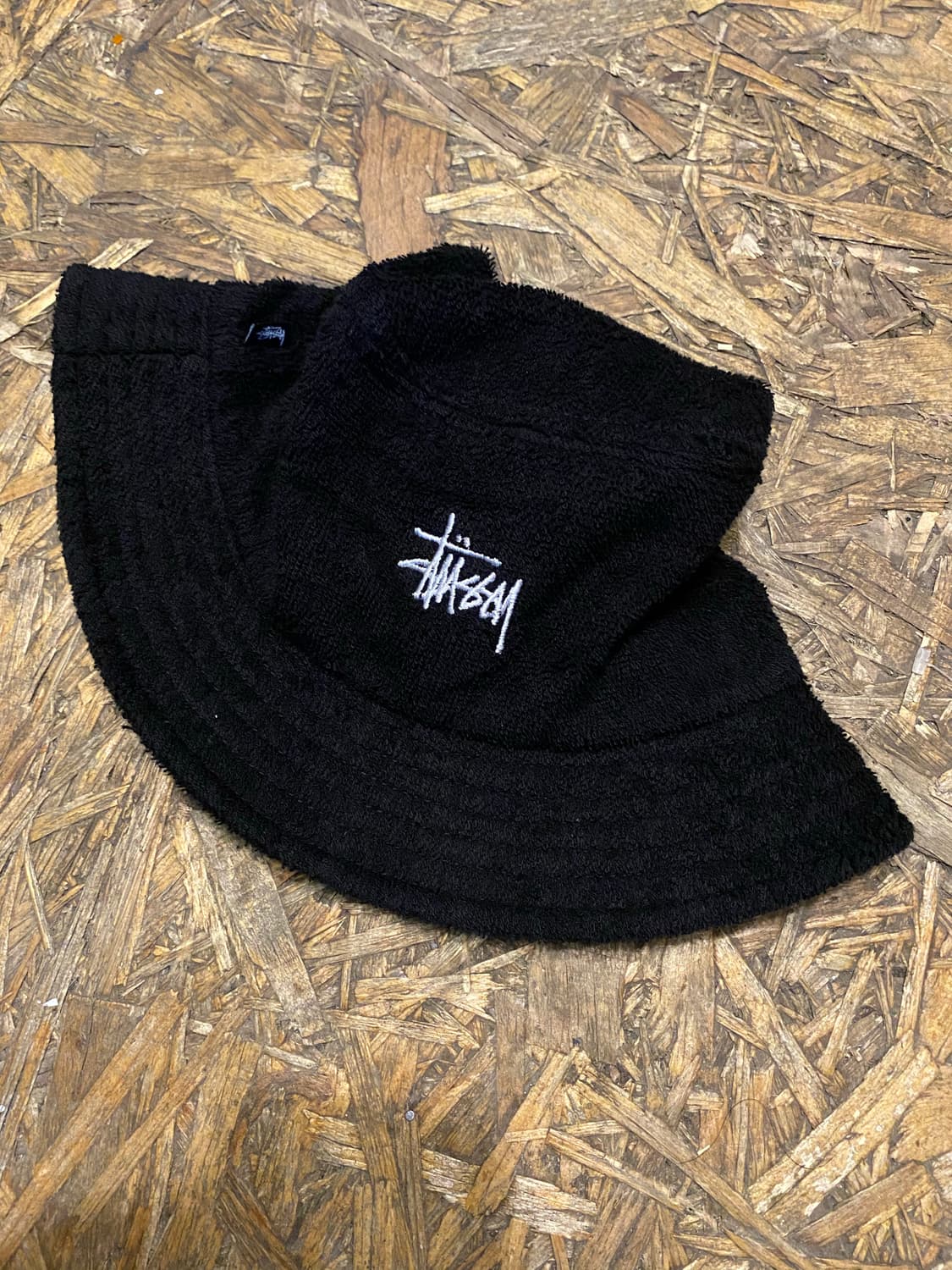 stussy 스투시 테리원단 블랙 버킷햇 상품이미지6