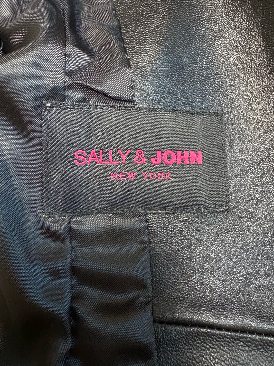 sally&john 램스킨 레더자켓 55사이즈 상품이미지3