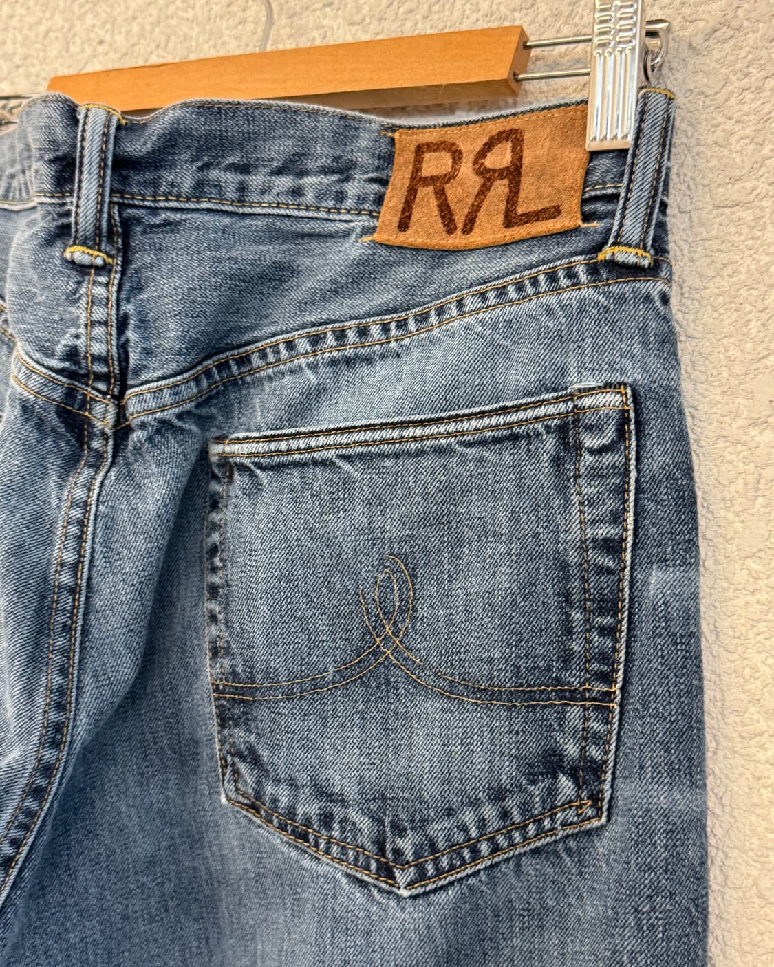 RRL 스트레이트 레그 워싱 데님 상품이미지4