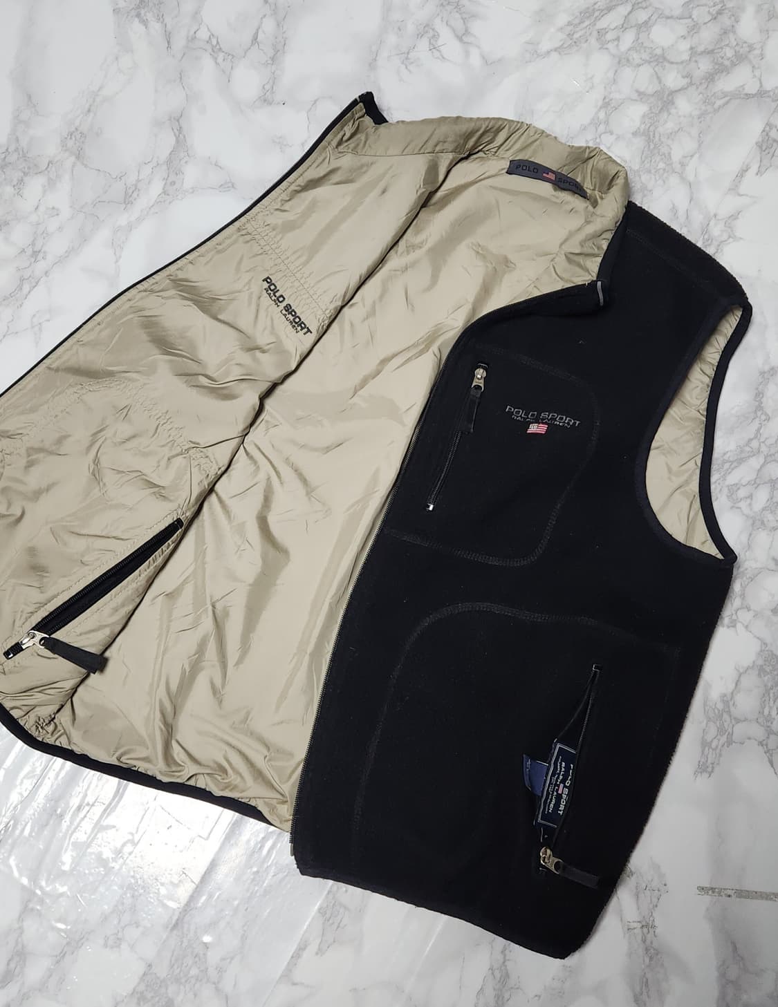 폴로 랄프로렌 스포츠 리버시블 양면 후리스 바람막이 자켓 상품이미지1