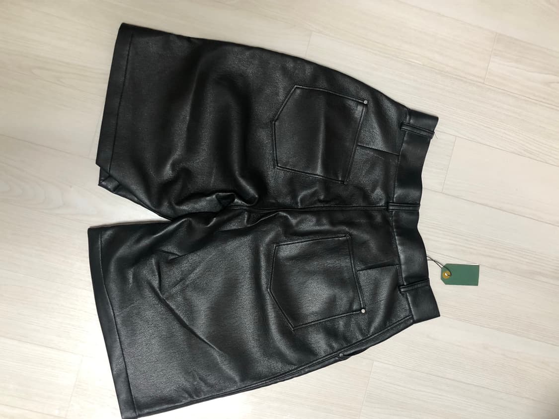 레더 더블니 반바지 상품이미지3