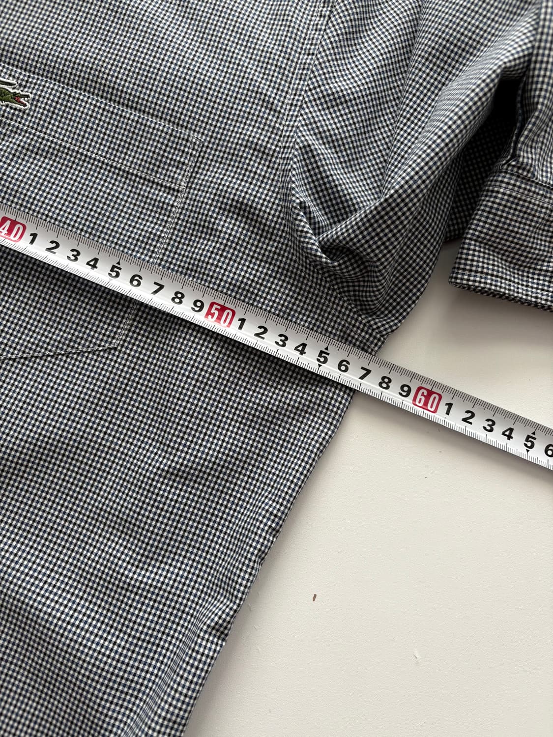 라코스테 깅엄 체크 셔츠 상품이미지6