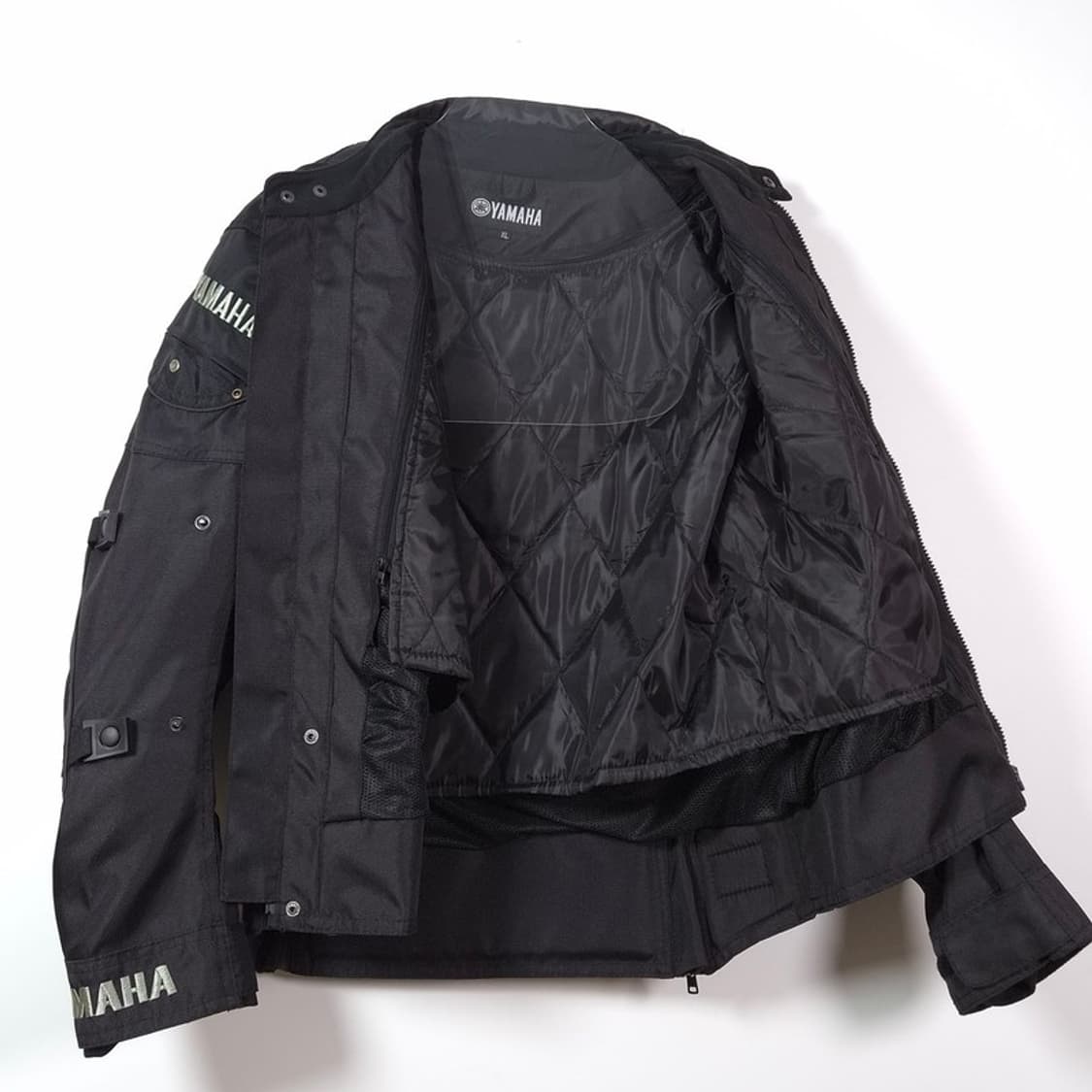 야마하 실버 로고 메쉬 레이싱 바이크 자켓 XL 상품이미지5