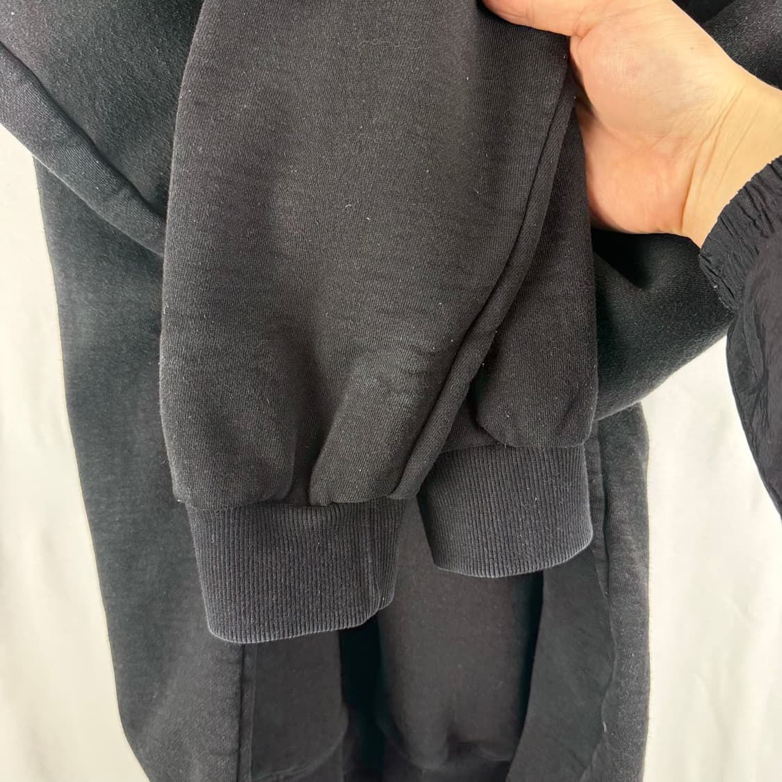 M) 어커버 레터링 후드 티 블랙 상품이미지3