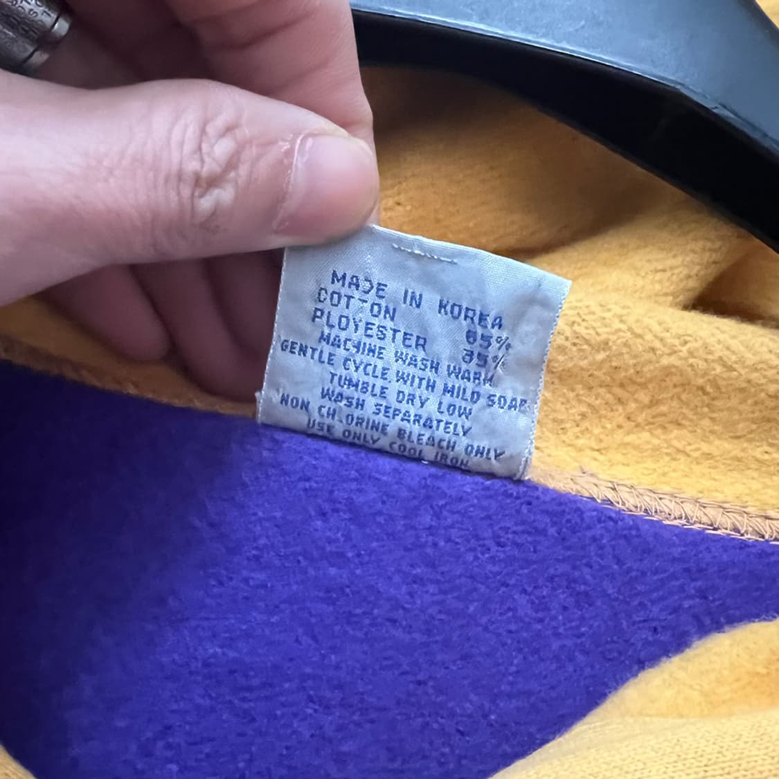 90s USA 미네소타 바이킹스 데드스탁 빈티지 후드티 XL 상품이미지4