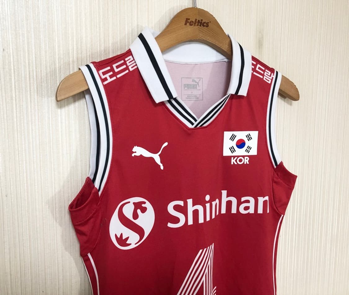 푸마국대 국대KOREA 배구국가대표 선수실착 유니폼/져지 S #4 한다혜 상품이미지5