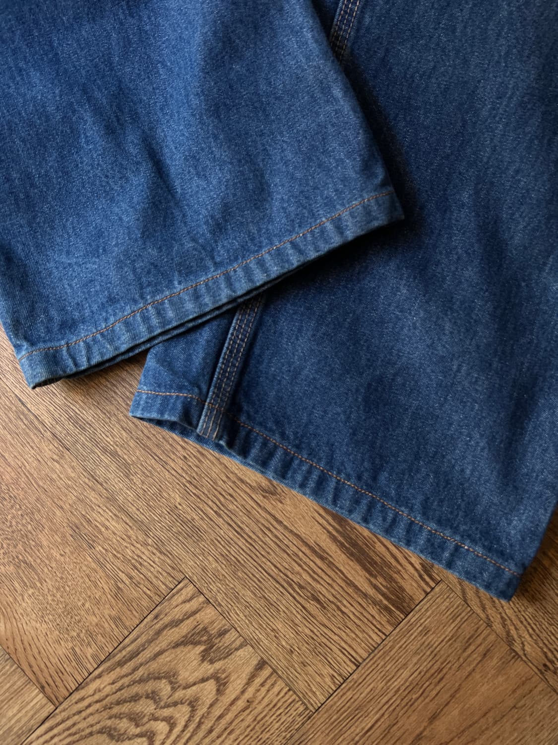 [32]칼하트FR USA 미디엄블루 싱글니 카펜터 워크 데님 팬츠 상품이미지6