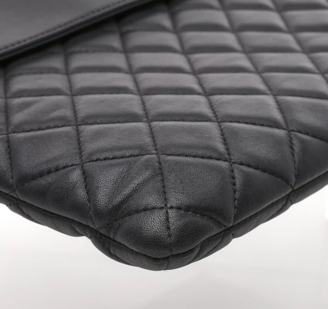 [S급] 샤넬 램스킨 플랩 클러치백 판매합니다!!! 상품이미지6