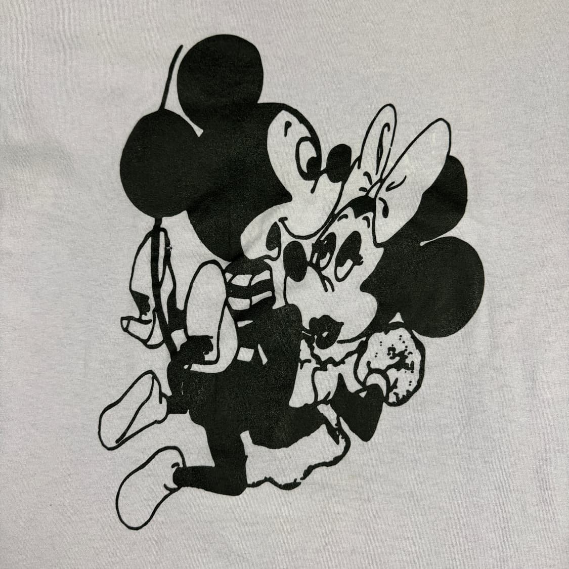 빈티지 미키마우스 미니마우스 티셔츠 Mickey Minnie 상품이미지3