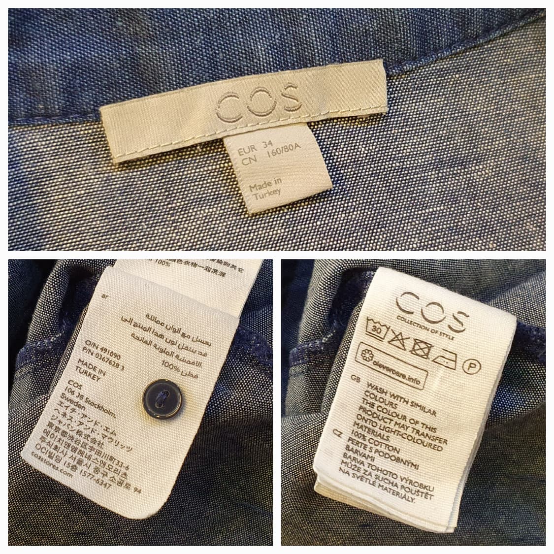 55.COS 하이넥 크롭셔츠 상품이미지6