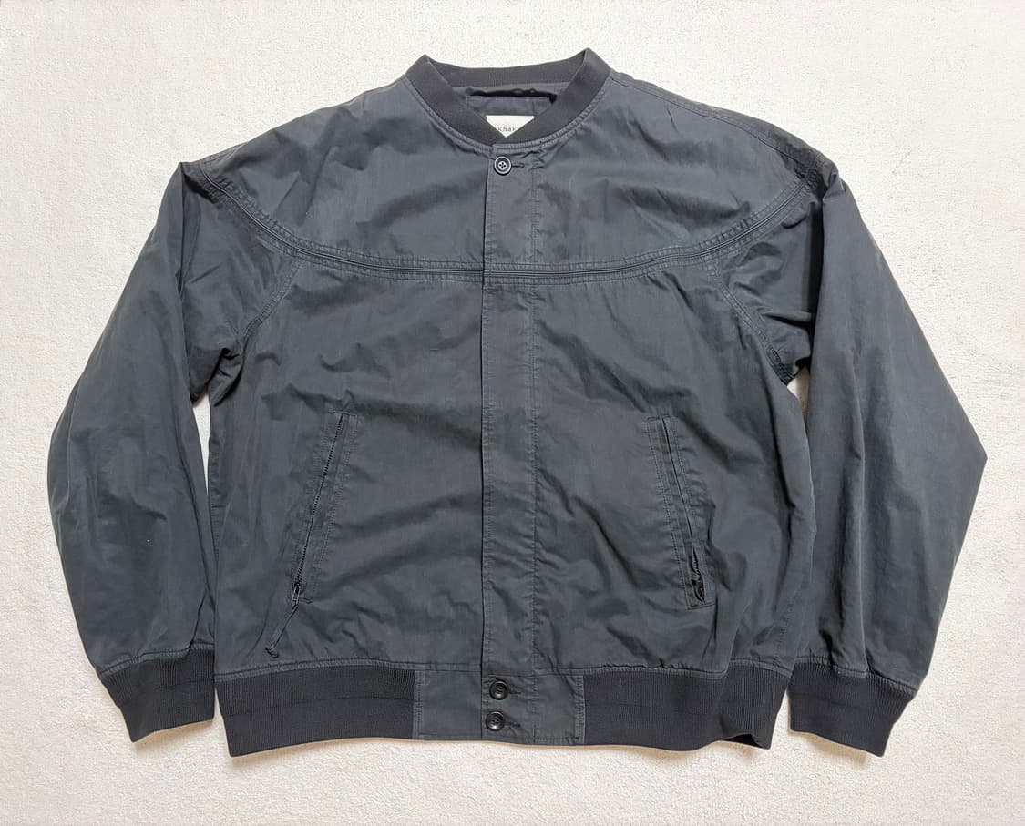 [L] 카키스(Khakis) 워시드 더비자켓 (블랙) 상품이미지1