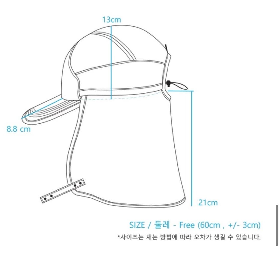 케일 cayl 스트레치 나일론 선바이저 캡 브라운 상품이미지5