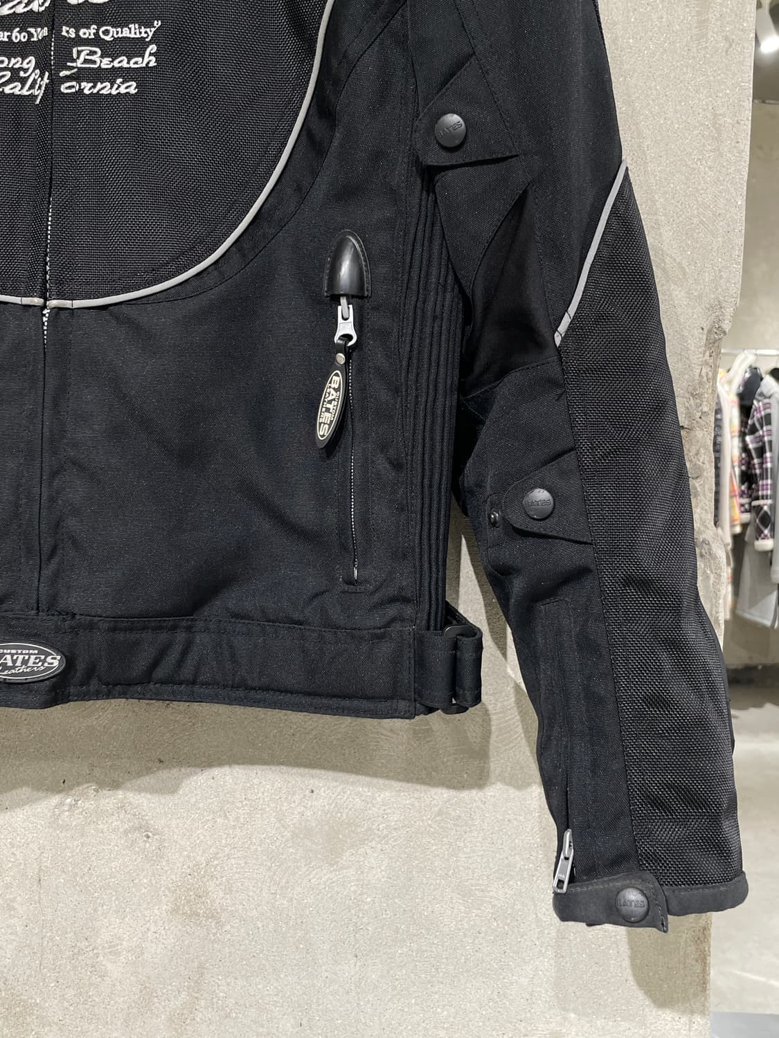 베이츠 블랙 모터사이클 레이싱 자켓 상품이미지5