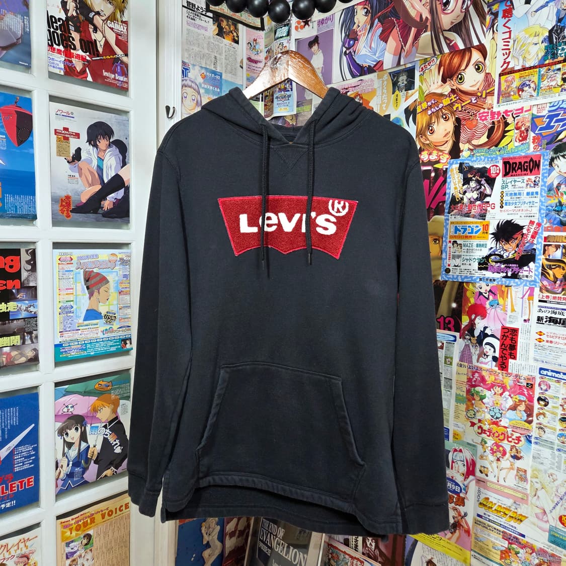 리바이스 빅 로고 패치 후드티 상품이미지2