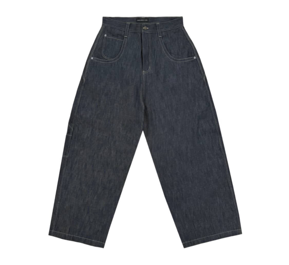 [3] 프로젝트 GR 레트로 배기 데님 팬츠 다크네이비 상품이미지2