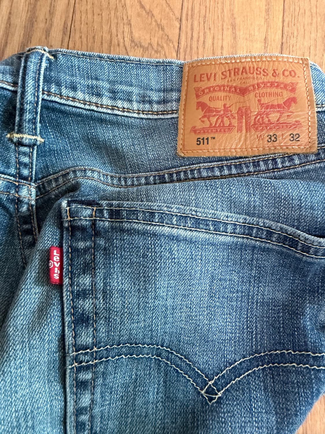 levi's 511 워시드 스트레이트 데님팬츠  상품이미지3