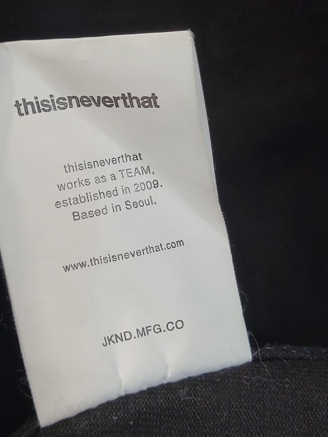 디네댓 thisisneverthat 블랙 워크 자켓 여성용 M사이즈 상품이미지10