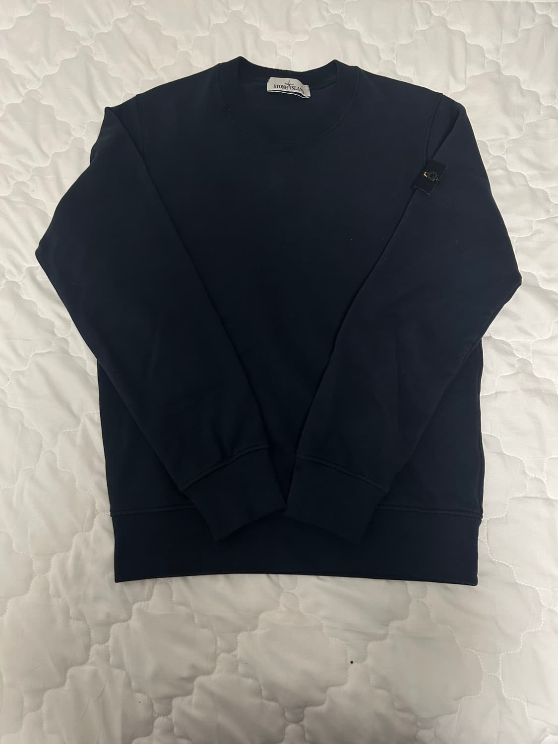 스톤 맨투맨 네이비 상태좋음 상품이미지2