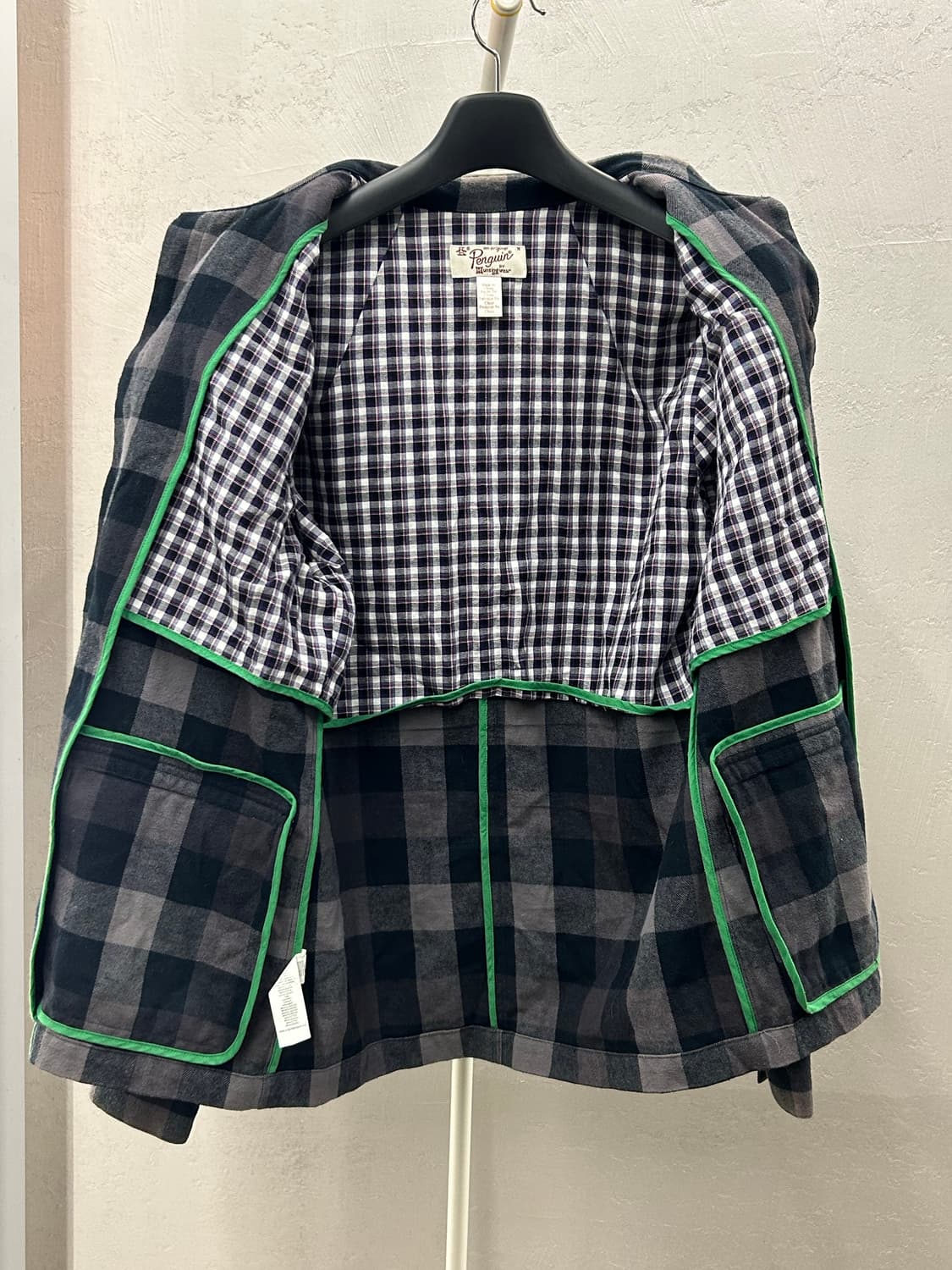Penguin 펭귄 아메리칸 체크 셔츠 자켓 M 상품이미지5