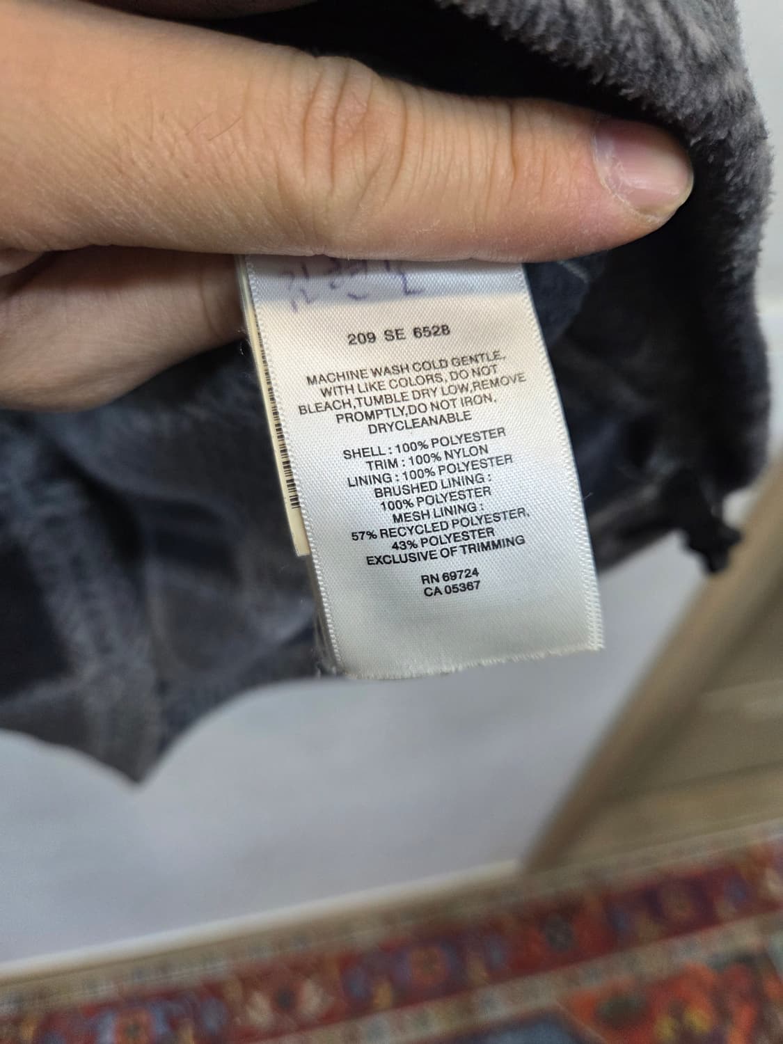 컬럼비아 체크 플리스 우븐자켓 L 상품이미지4