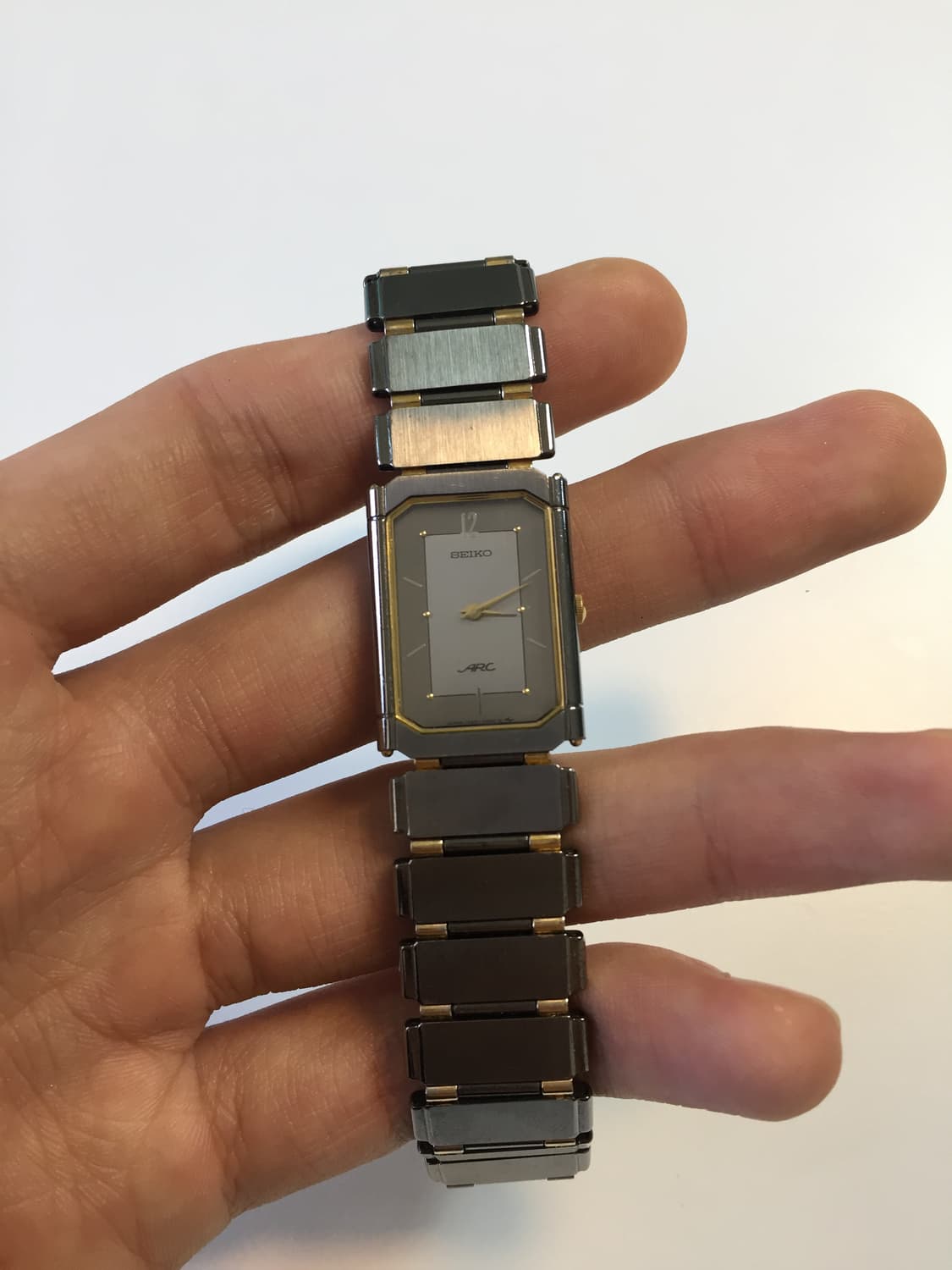 80s seiko arc quartz tank 상품이미지2