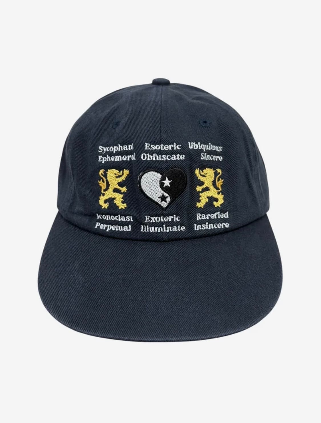 패슬 워시드 캡 네이비  lion heart washed cap 상품이미지1