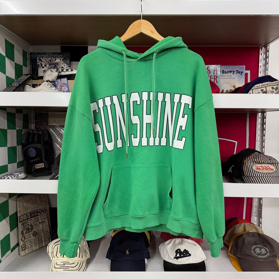 선샤인 그린 후드티 (L)   상품이미지1