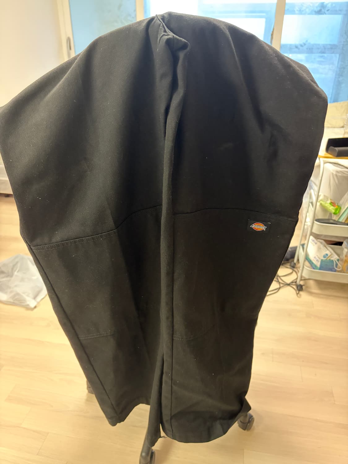 디키즈 더블니 85283 루즈핏 워크팬츠 블랙 상품이미지2