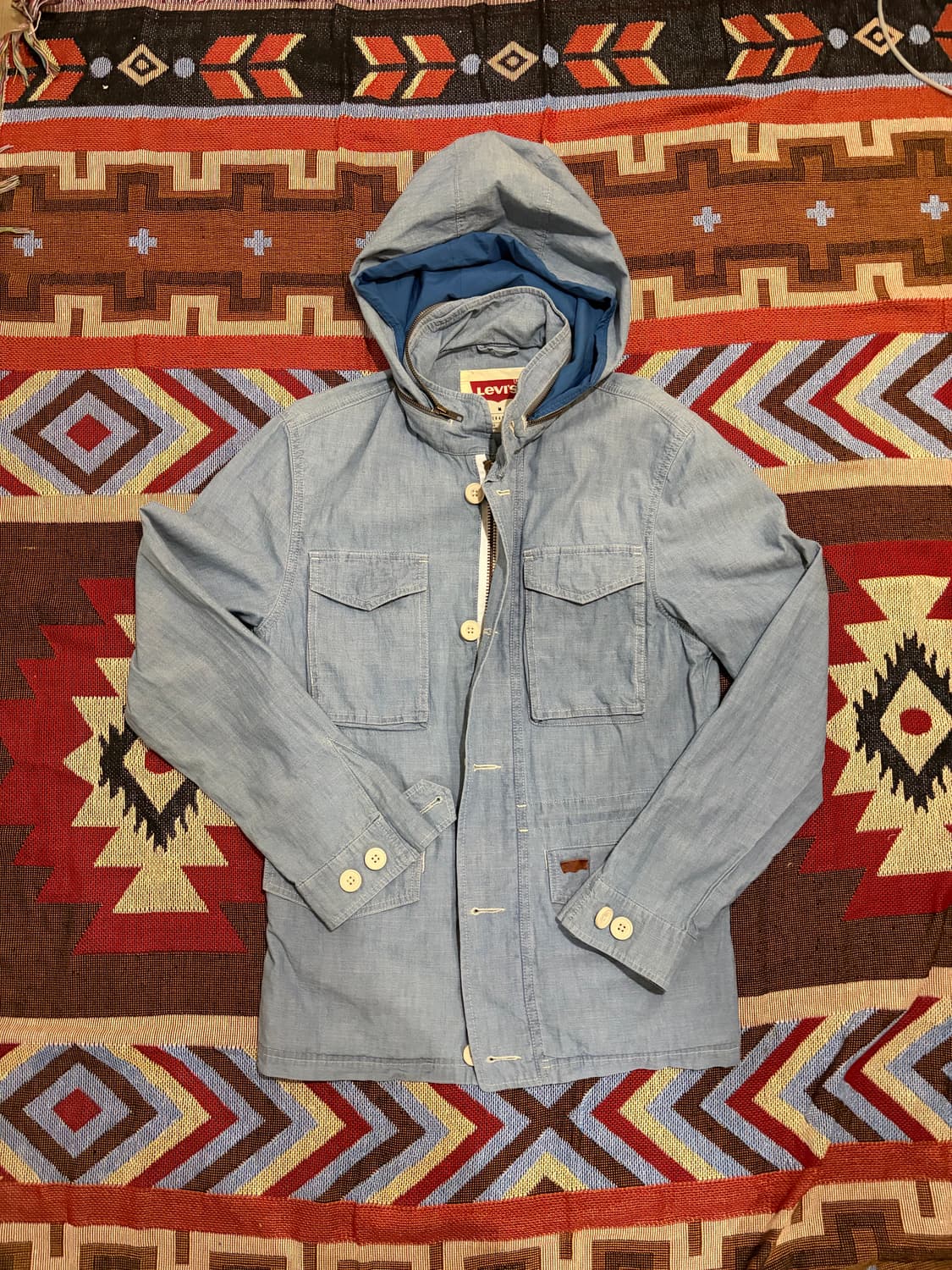 M) 리바이스 데님 후드 자켓 M-51 상품이미지1
