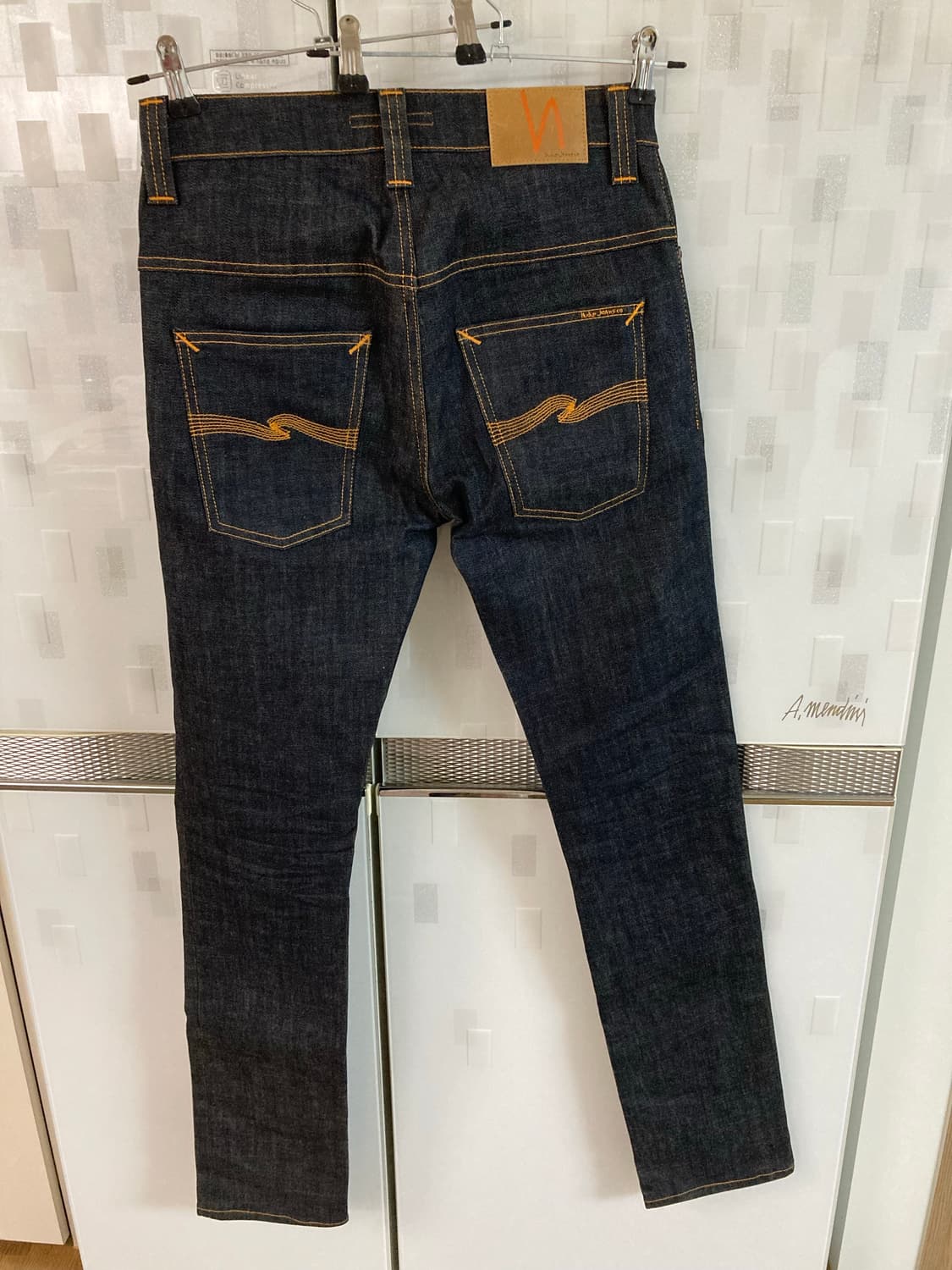 누디진 씬핀 오드트 ( W30 L34 ) 오가닉 드라이 트윌 청바지 바지 상품이미지4