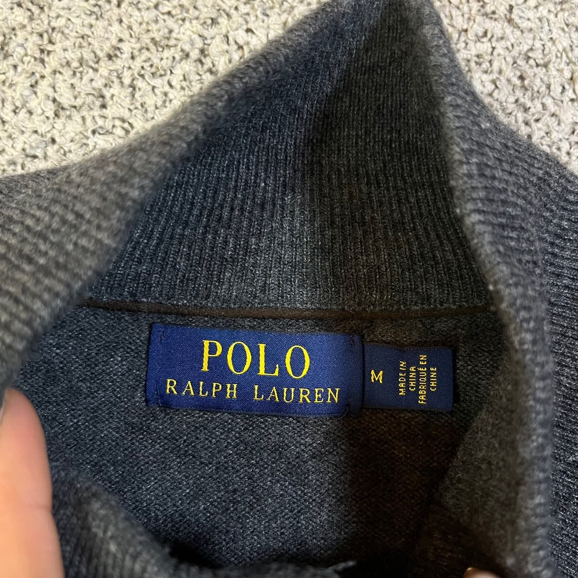 폴로 랄프로렌 울 니트 집업 상품이미지3